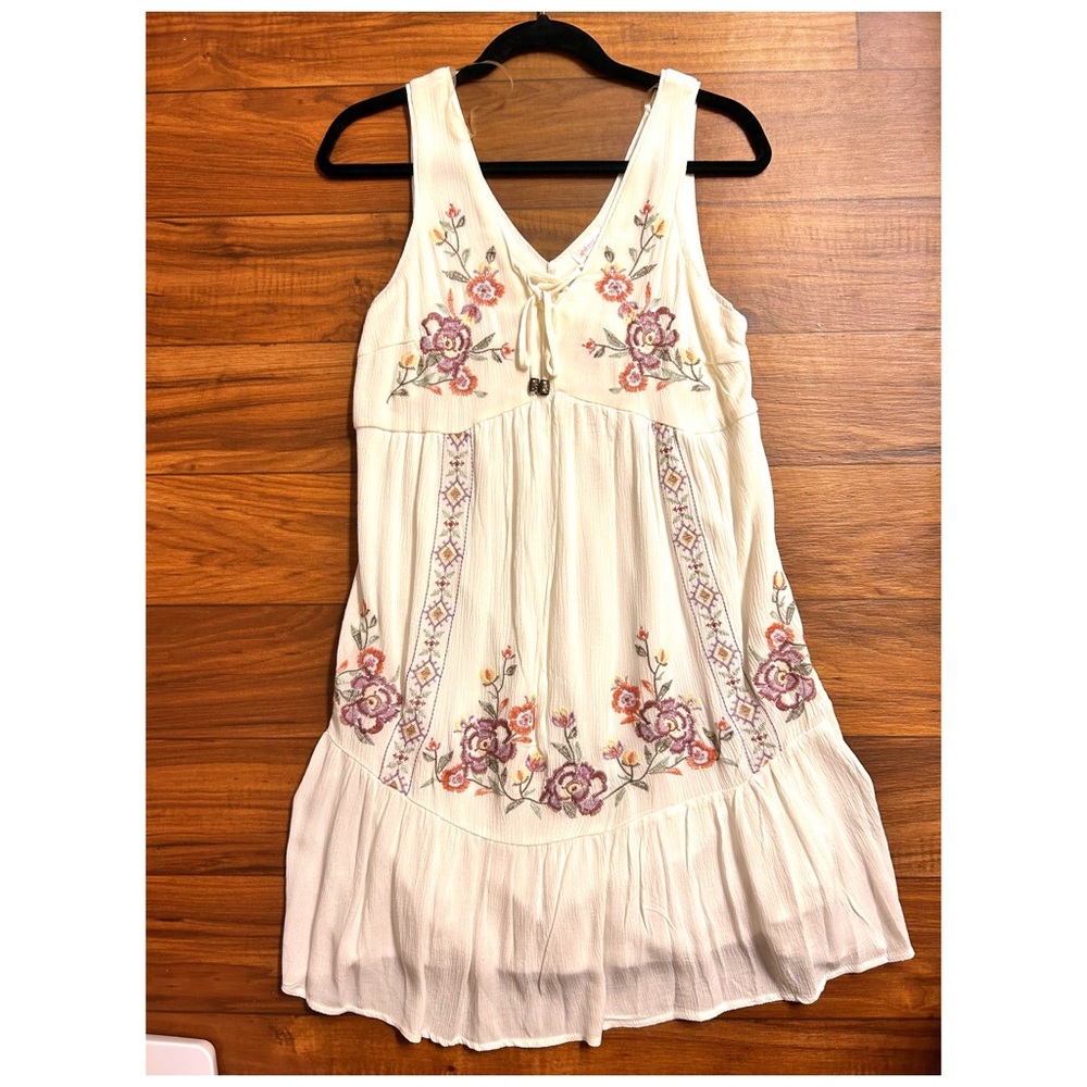 White bohemian sundress size S NWOT